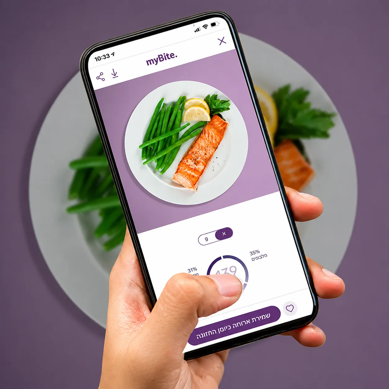 Mybite - אפליקציה חדשנית לניהול תזונה