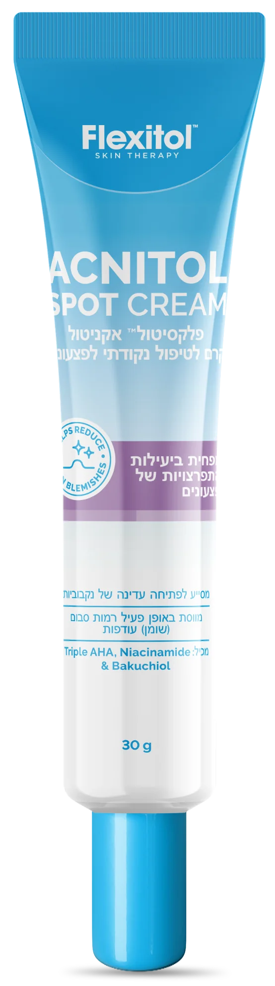 פלקסיטול אקניטול לטיפול נקודתי לפצעונים